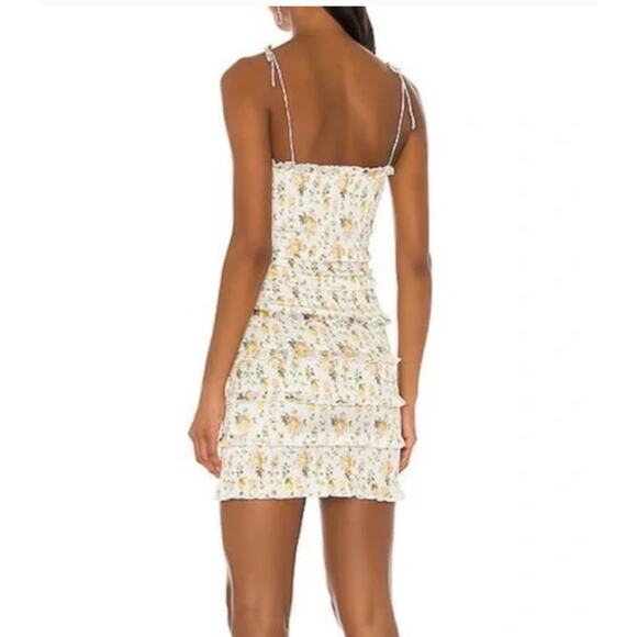 V. Chapman X REVOLVE Drew Mini Dress Smocked Womens Size 2 Floral - Picture 16 of 16